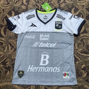 Club Leon FC 3rd Jersey 2016/17 Liga MX Gray Youth Size Medium New Pirma